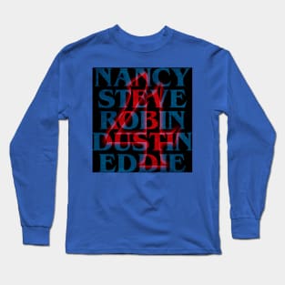 Stranger Things 4 Names Shirt Long Sleeve T-Shirt